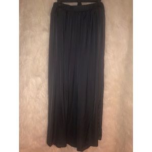 grey maxi with leg split